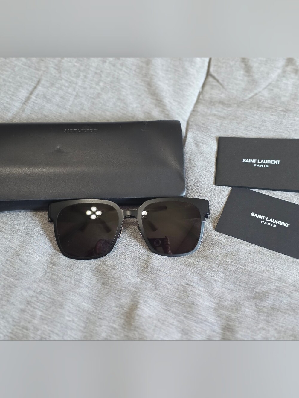 Saint Laurent Black Square Sunglasses
